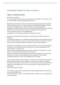 Samenvatting colleges Forensische Accountancy