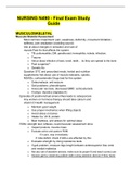NURSING N490 - Final Exam Study Guide&period;