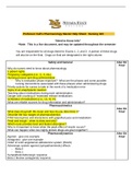 Nursing 323 Master Pharmacology Help Sheet