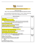 Nursing 323 Master Pharmacology Help Sheet
