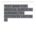 Test Bank for Medical Surgical Nursing 7th Edition by Linton &lpar;2&rpar;