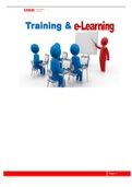 Training and E-Learning