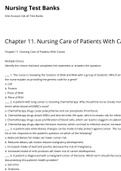 NURSING LP 1300Chapter 11. Nursing Care of Patients With Cancer | Nursing Test Banks.pdf