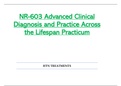 NR603 &sol; NR-603 HTN TREATMENTS &lpar;Latest 2021 &sol; 2022&rpar;&colon; Advanced Clinical Diagnosis and Practice Across the Lifespan Practicum - Chamberlain