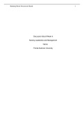 Discussion Board Week 6-Nursing Leadership and Management FNU&period;pdf