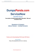 DumpsPanda New Realise Authentic ServiceNow CIS-RCI Dumps PDF
