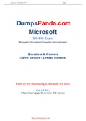 DumpsPanda New Realise Authentic Microsoft SC-400 Dumps PDF