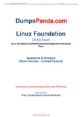 DumpsPanda New Realise Authentic Linux Foundation CKAD Dumps PDF