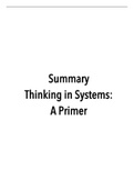 Complete summary of the book: Thinking in Systems (Business Analysis for Responsible Organisation)