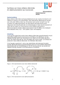 Synthese van meso-stilbene dibromide  en diphenylacetylene op macroscale [PRACTICUMVERSLAG]
