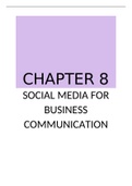 Chapter 8 social media for business communication 