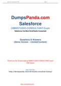 Get to Know Your Preparation with Salesforce OmniStudio-Consultant Dumps Questions - OmniStudio-Consultant Practice Test 