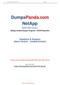 Get to Know Your Preparation with NetApp NS0-592 Dumps Questions - NS0-592 Practice Test 