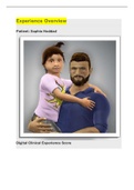 sophia Haddah Experience Overview-Digital Clinical Experience Score 70&period;9&percnt;
