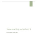 Samenvatting Hoofdstukken Sociaal Recht Arbeidsrecht 2021, ISBN: 9789001747657  Sociaal Recht