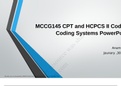 MCCG 15 CPT and HCPCS II Coding Presentation