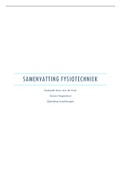Samenvattingen fysiotechniek en massage