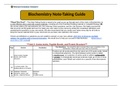 Biochemistry Note-Taking Guide