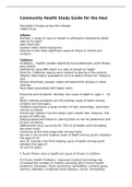 HESI Community Health Study Guide 