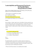 Leadership Roles and Management Functions in Nursing 10th Edition Marquis Huston Test Bank