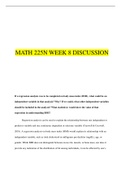 MATH 225N Week 8 Discussion, graded A