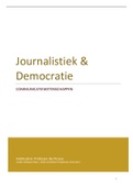Journalistiek & Democratie: Samenvatting lessen
