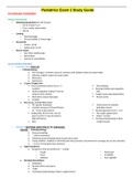 NURSE-UN 1225 - Pediatrics Exam 2 Study Guide&period;