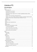 Samenvatting alle literatuur P3 hoofdfase 1