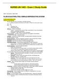 NURSE-UN 1463 - Exam 2 Study Guide.