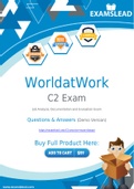 WorldatWork C2 Dumps - Getting Ready For The WorldatWork C2 Exam