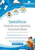 Salesforce Field-Service-Lightning-Consultant Dumps - Getting Ready For The Salesforce Field-Service-Lightning-Consultant Exam