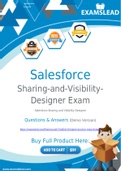 Salesforce Sharing-and-Visibility-Designer Dumps - Getting Ready For The Salesforce Sharing-and-Visibility-Designer Exam