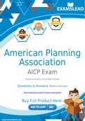 American Planning Association AICP Dumps - Getting Ready For The American Planning Association AICP Exam