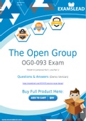 The Open Group OG0-093 Dumps - Getting Ready For The Open Group OG0-093 Exam