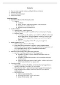 Lecture notes Business Law and Practice (LW1704) - Bankruptcy notes