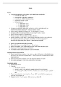 Lecture notes Business Law and Practice (LW1704) Shares Notes