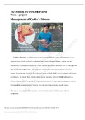NSG 6005 Management of chrohn's disease - Project &lpar;Complete&rpar; Rated A