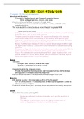 NUR 2830 - Exam 4 Study Guide&period;