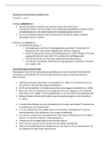 Sociale en Emotionele problemen&colon; College-aantekeningen en samenvatting 