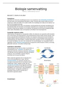 samenvatting stofwisseling 