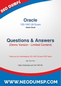 Oracle 1Z0-1067-20 Test Questions