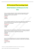 ATI Proctored Pharmacology Exam 2020&period;