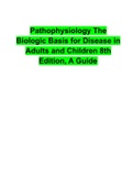 Test Bank Pathophysiology The Biologic Basis For Disease In Adults And Children 8th Edition