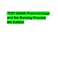 TEST BANK Pharmacology And The Nursing Process 8th Edition