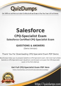 CPQ-Specialist Dumps - Way To Success In Real Salesforce CPQ-Specialist Exam