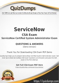 CSA Dumps - Way To Success In Real ServiceNow CSA Exam
