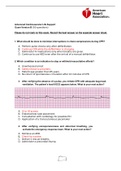 Advanced Cardiovascular Life Support Exam Version B LATEST UPDATE{DOWNLOAD TO GET A PLUS}