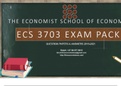 ECS3703 - International Finance (ecs3703) EXAM PACK (QUESTION PAPERS & SOLUTIONS) FROM JUNE2018 TO JAN2021