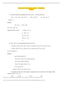MATH23X EXIT EXAM REVIEW MATERIAL – DIFFERENTIAL CALCULUS