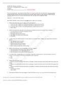 NUTR 100/NUTR100 Final Exam (Elements of Nutrition)- Questions and Answers